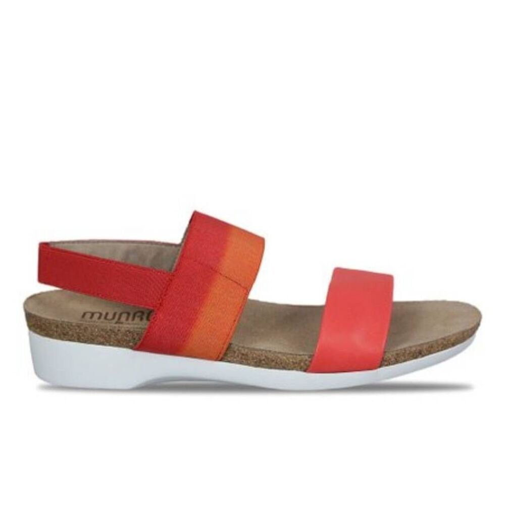 Munro Pisces Sandals in Melon Combo